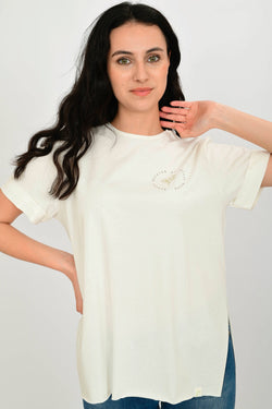 100% Organic Cotton Oversize Basic T-shirt LARA-7