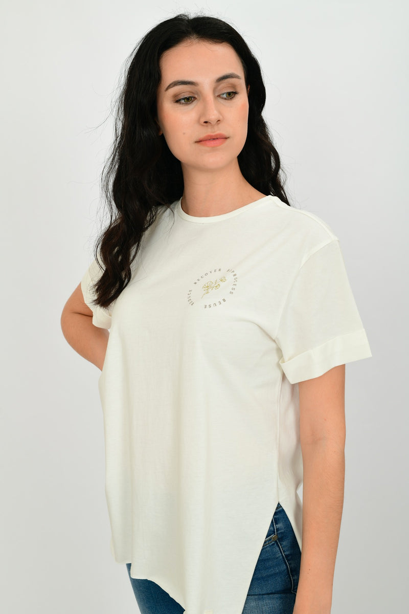 100% Organic Cotton Oversize Basic T-shirt LARA-7