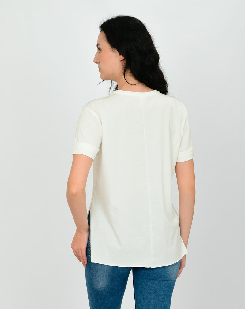100% Organic Cotton Oversize Basic T-shirt LARA-7
