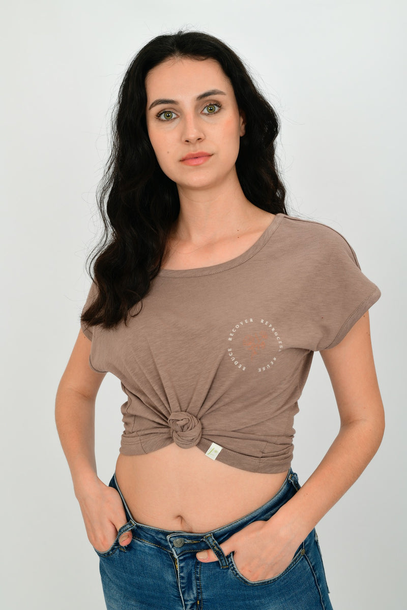 100% Organic Cotton Basic T-shirt LARA-12