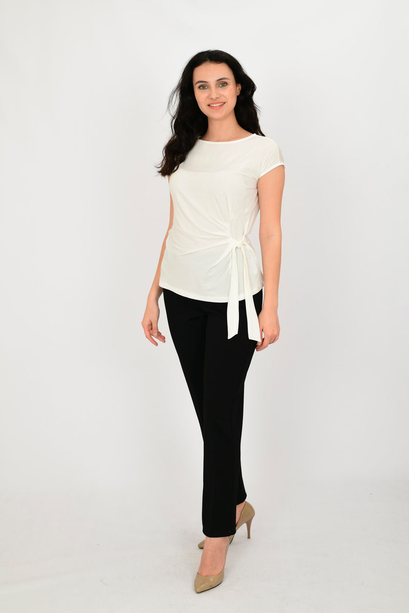 Micromodal Tie-on Side Blouse LET-39
