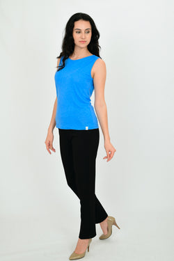 Linen Sleeveless Basic Blouse LARA-10