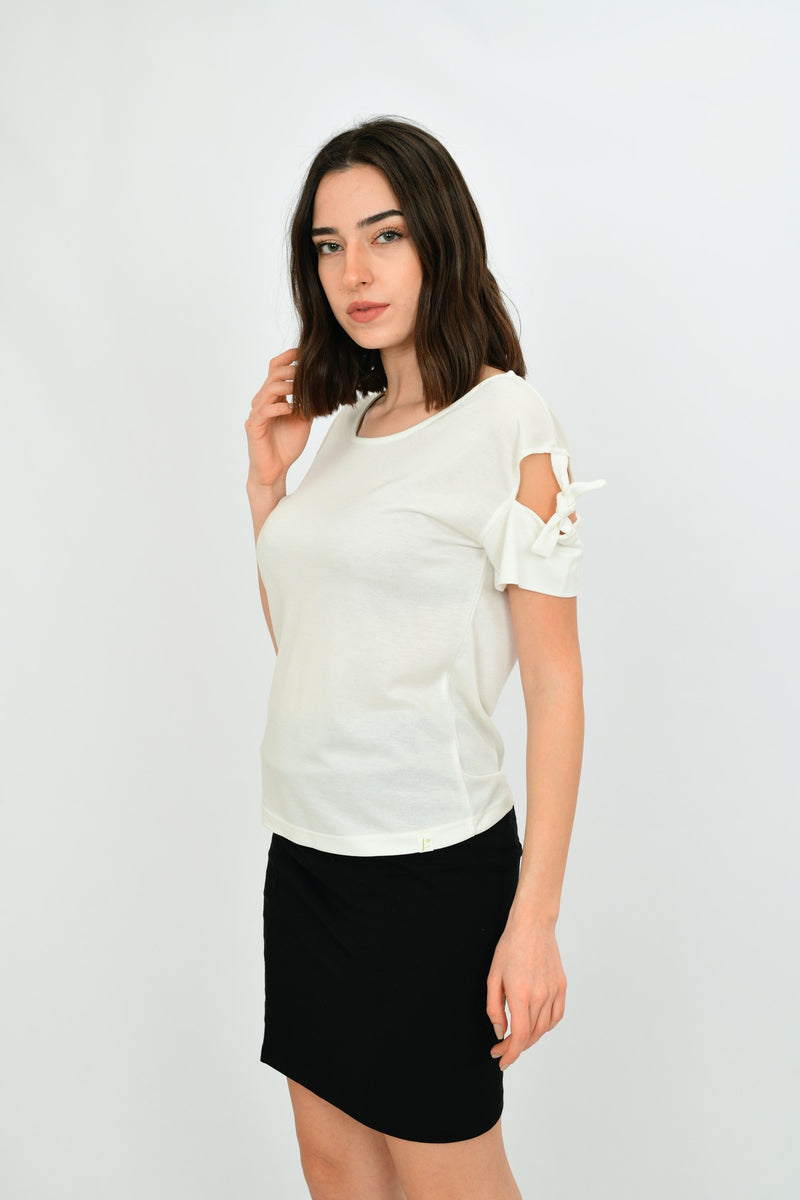 Modal Short-Sleeve Blouse LARA-11