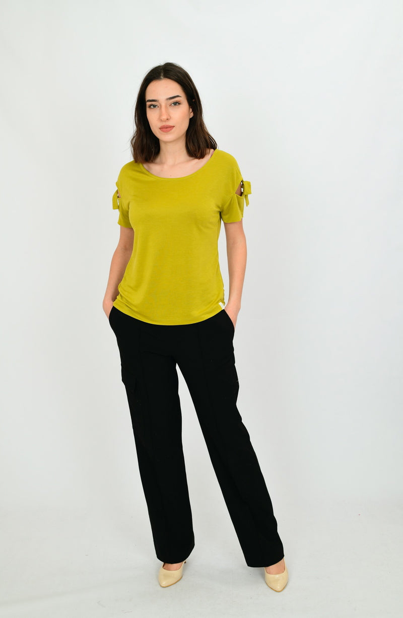 Modal Short-Sleeve Blouse LARA-11