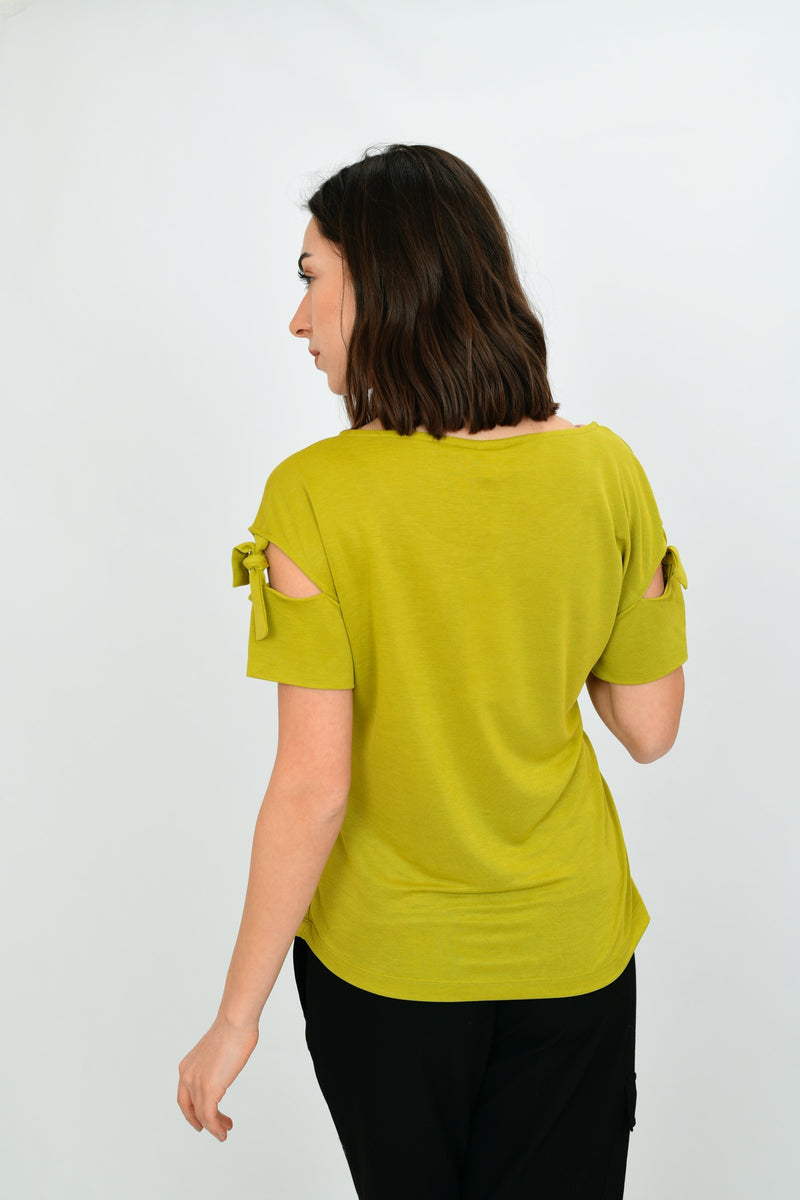 Modal Short-Sleeve Blouse LARA-11