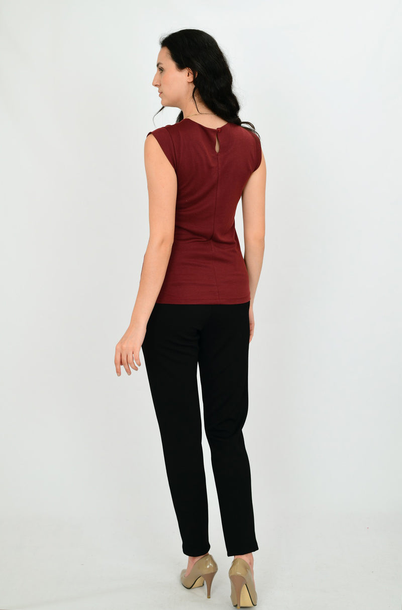 Modal Sleeveless Formal Blouse LEON-30-V2