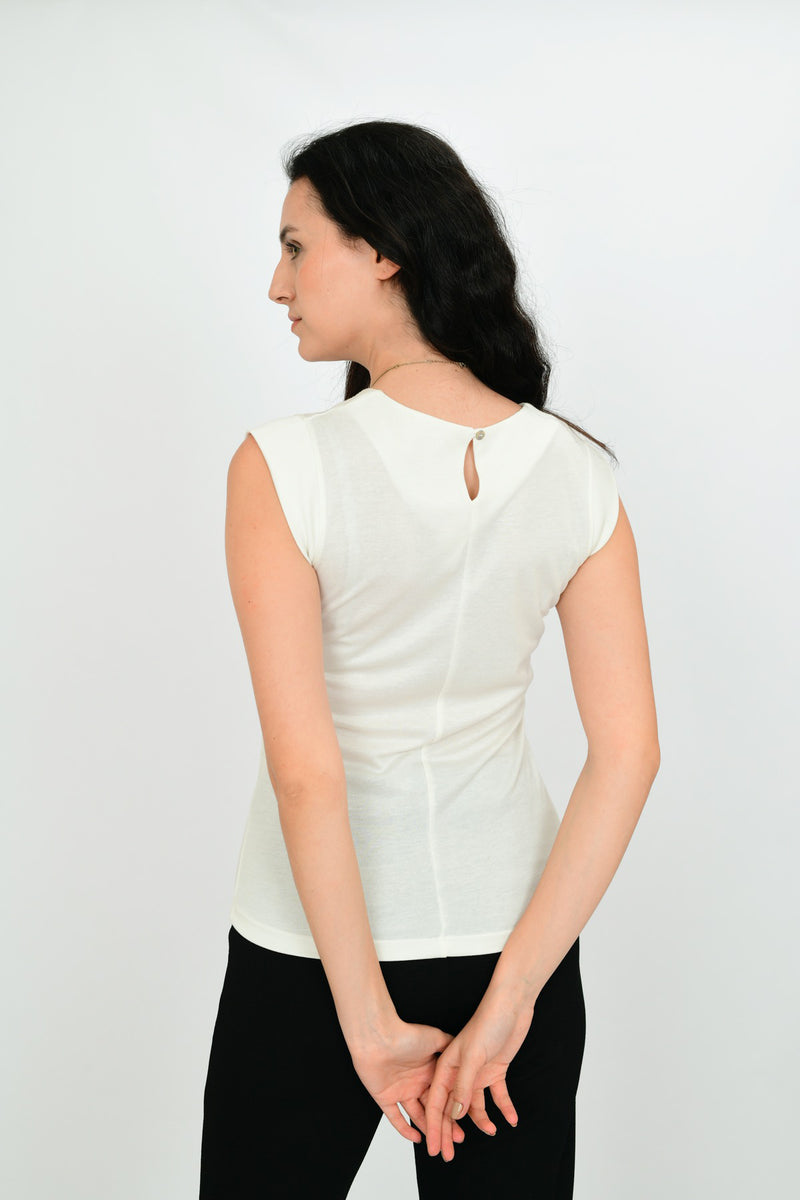 Modal Sleeveless Formal Blouse LEON-30-V2