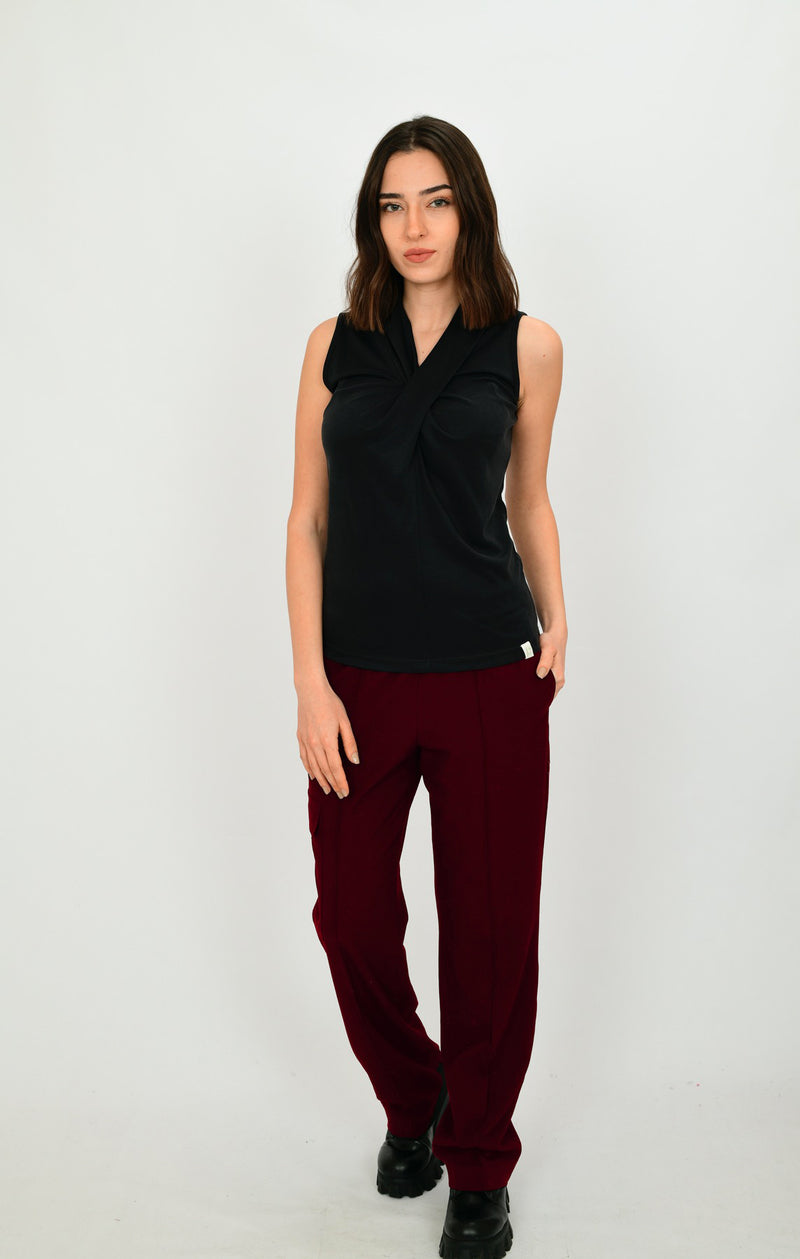 Modal Sleeveless Formal Blouse LARA-13