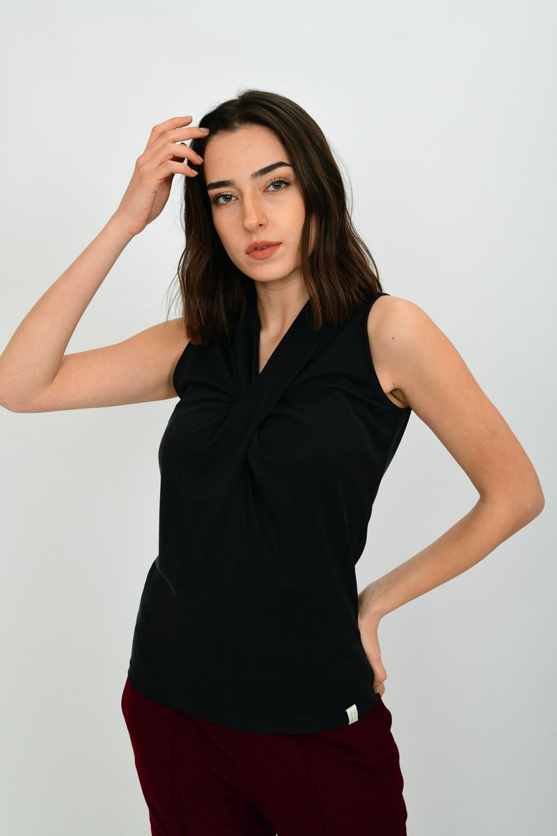 Modal Sleeveless Formal Blouse LARA 13