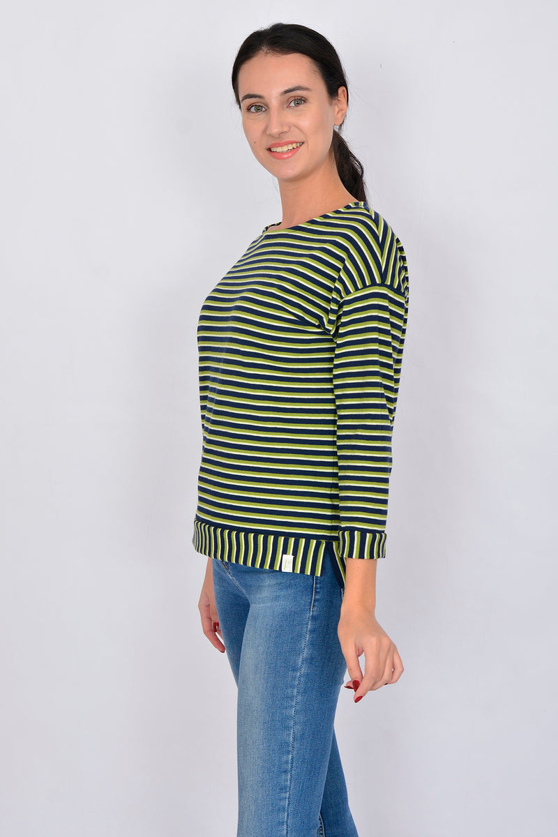 Cotton Long Sleeve Basic Blouse LINDA-65