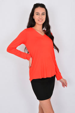 Long Sleeve Basic Blouse LINDA-62