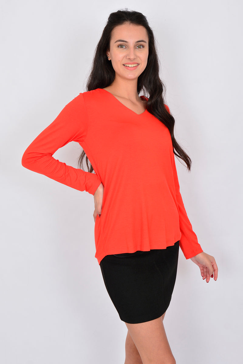 Long Sleeve Basic Blouse LINDA-62