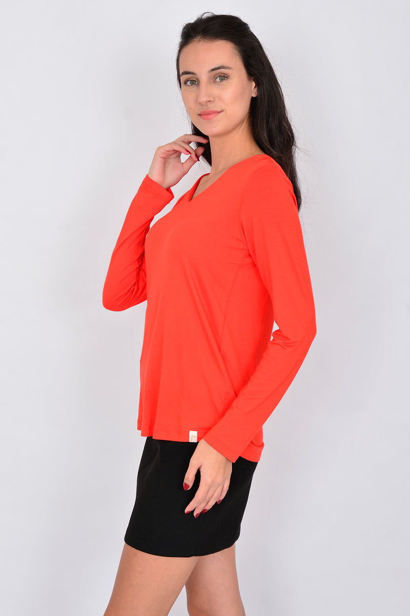 Long Sleeve Basic Blouse LINDA-62
