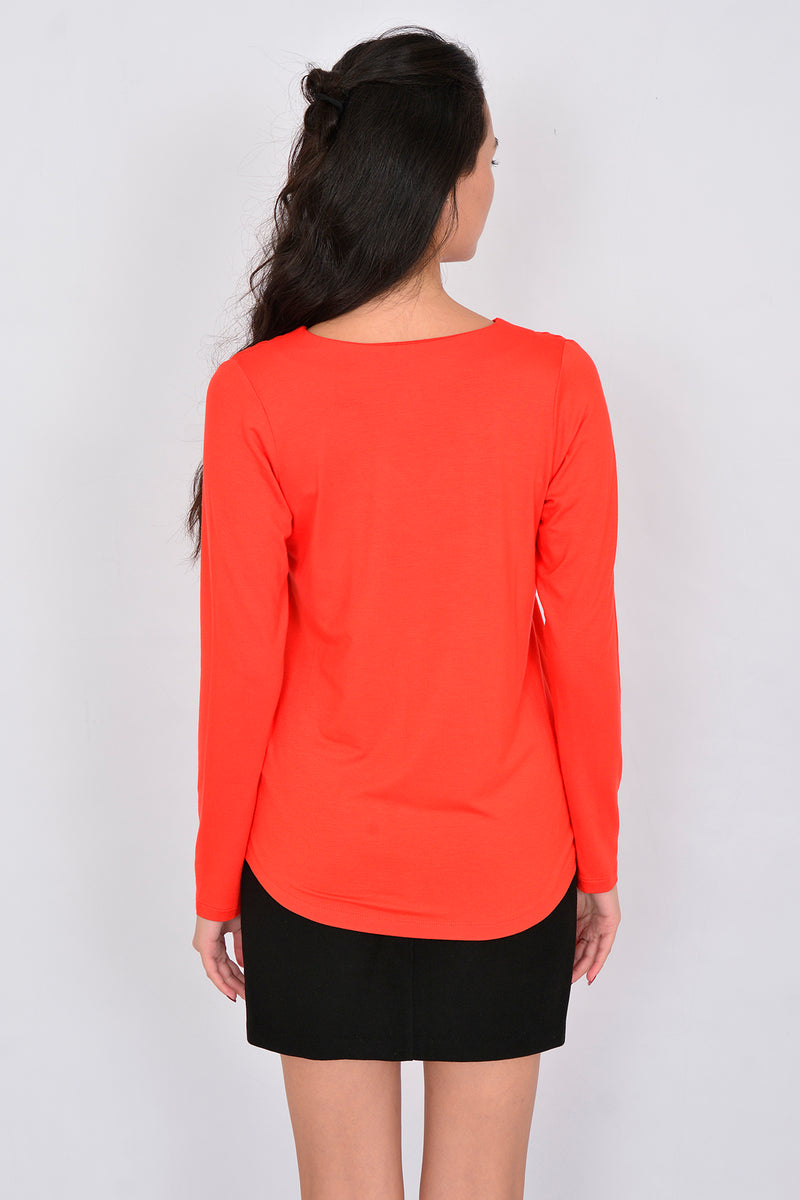 Long Sleeve Basic Blouse LINDA-62