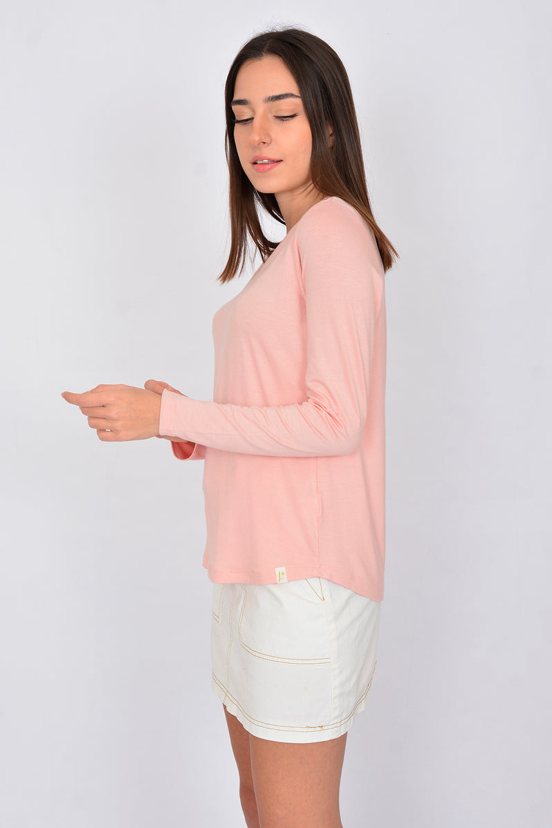 Long Sleeve Basic Blouse LINDA-62