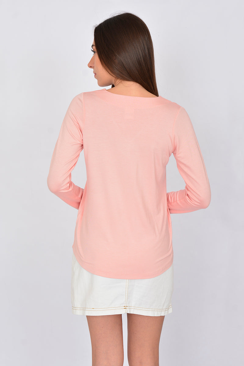 Long Sleeve Basic Blouse LINDA-62