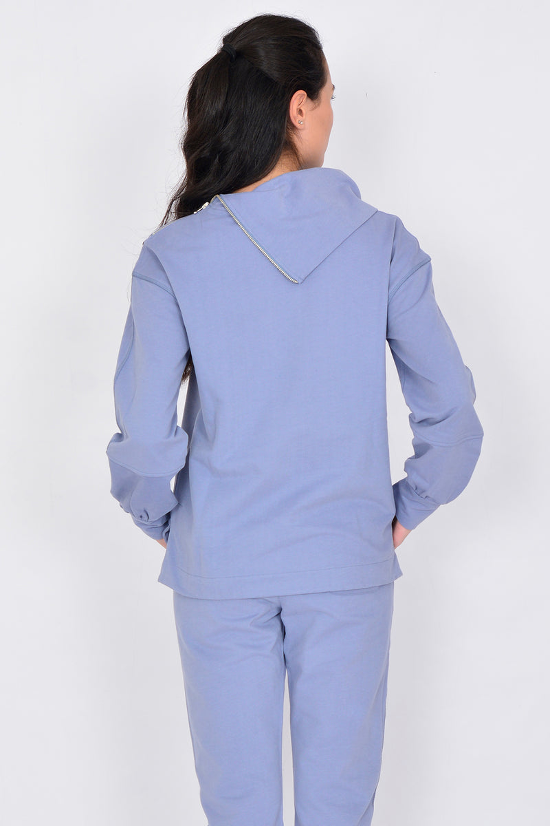 Cotton Zippered Blouse LINDA-46