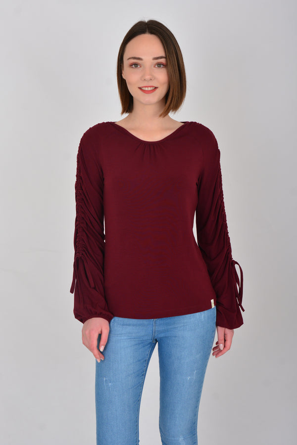 Tencel Long Sleeve T-shirt LINDA-24