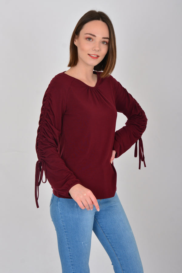 Tencel Long Sleeve T-shirt LINDA-24