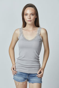 Micromodal Tank-top with Lace LET-50