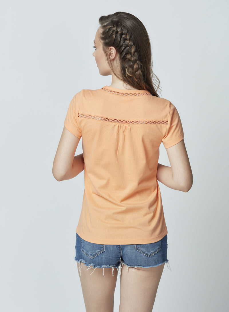 Organic Cotton Scoop Neck Blouse LET-100