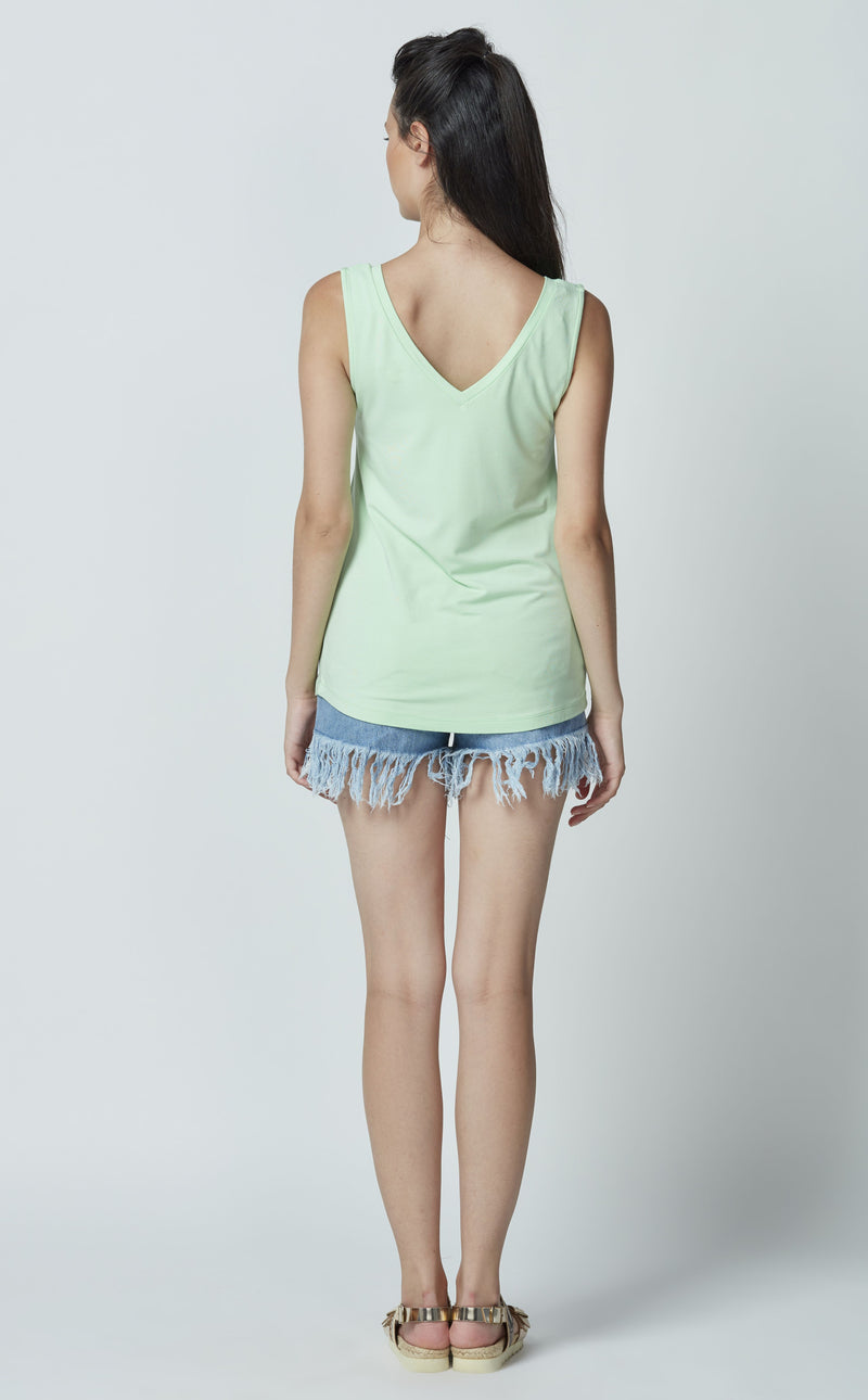 Bamboo V-Neck Top LET-51