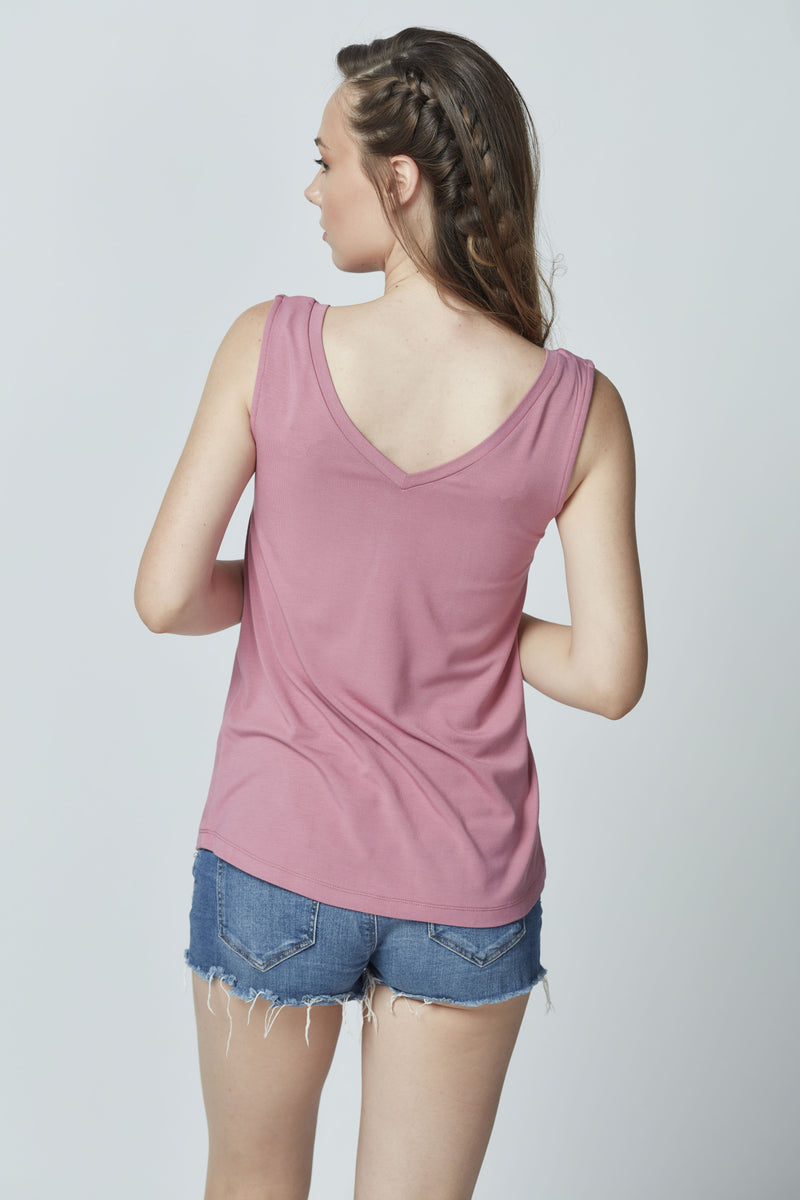 Bamboo V-Neck Top LET-51