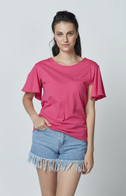 Organic Cotton Low-cut T-shirt LET-91