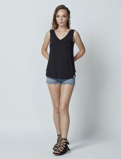 Bamboo V-Neck Top LET-51