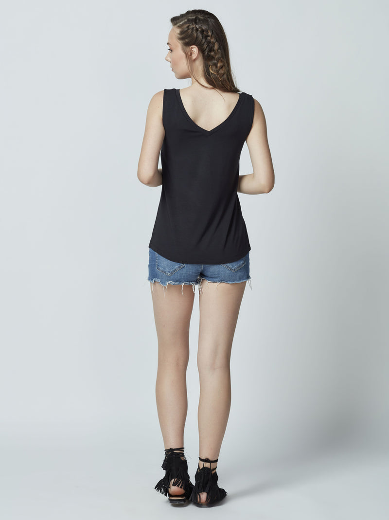 Bamboo V-Neck Top LET-51