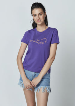 Tencel Logo Printed Tshirt LET-36-V2