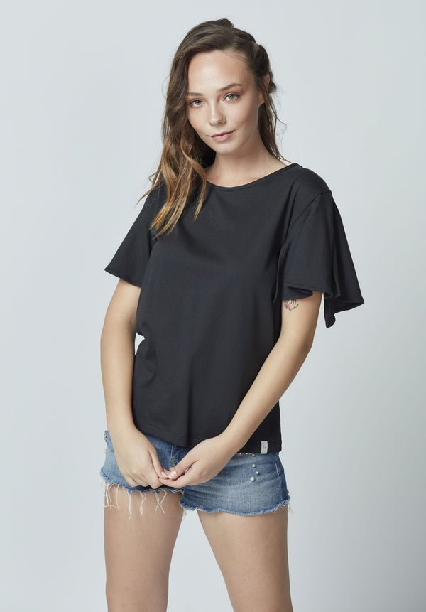 Organic Cotton Low-cut T-shirt LET-91