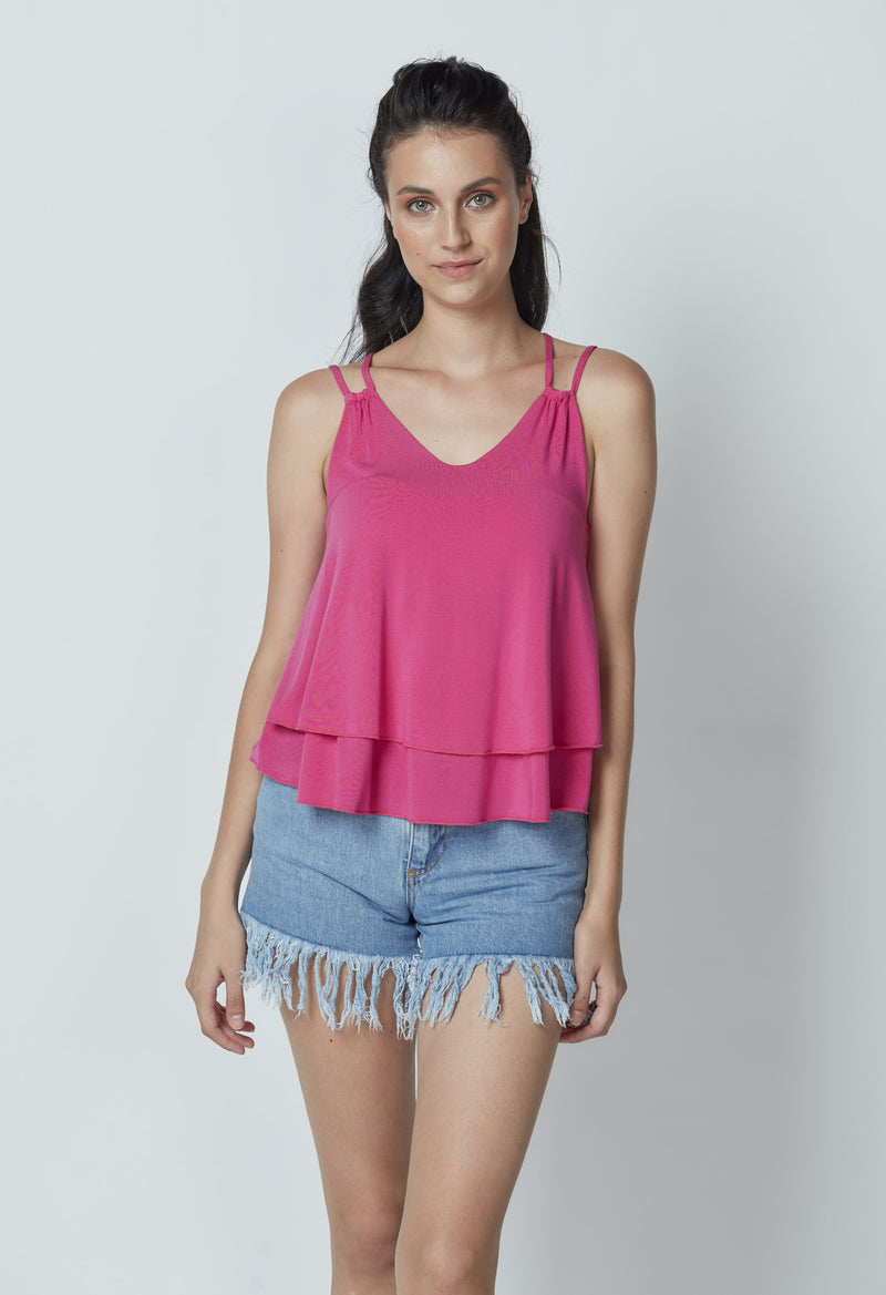 Micromodal Double Strappy Blouse LET-38