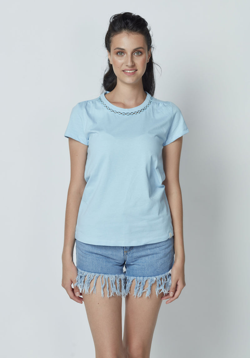 Organic Cotton Scoop Neck Blouse LET-100