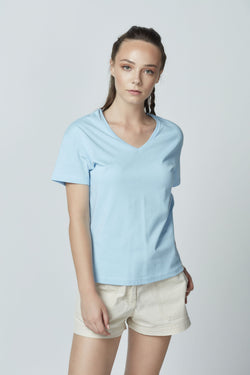 Organic Cotton V-Neck T-shirt LET-31