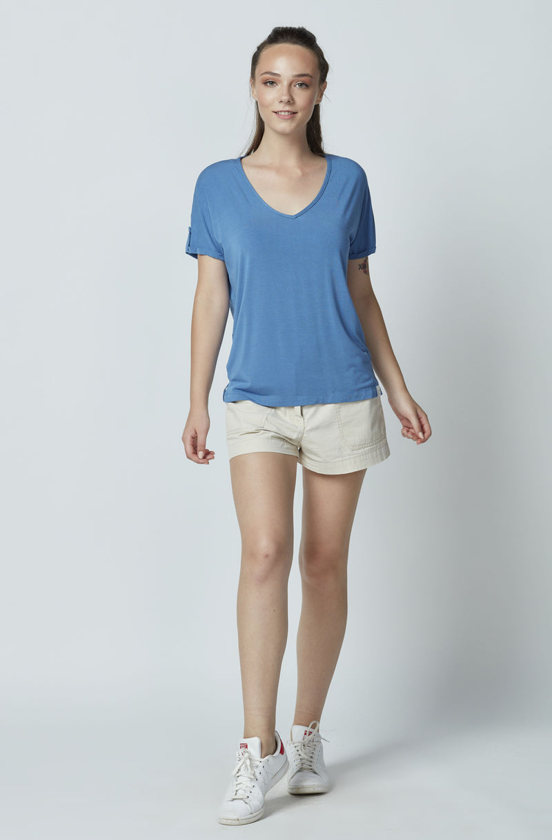 Modal V-neck T-Shirt LET-19