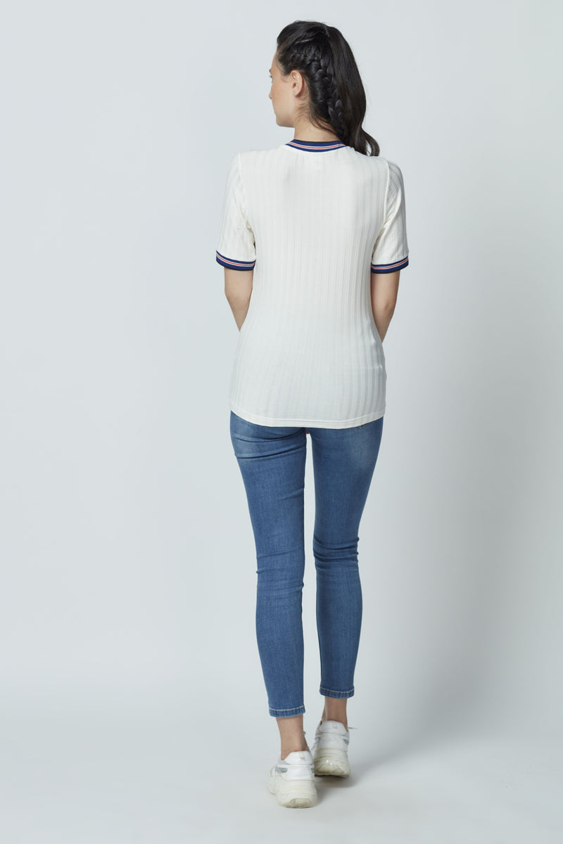 Micromodal  V-neck T-shirt LET-55