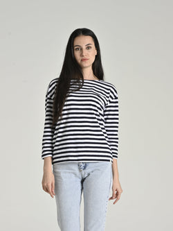 Cotton Three Quarter Sleeve Basic T-shirt SIA-10