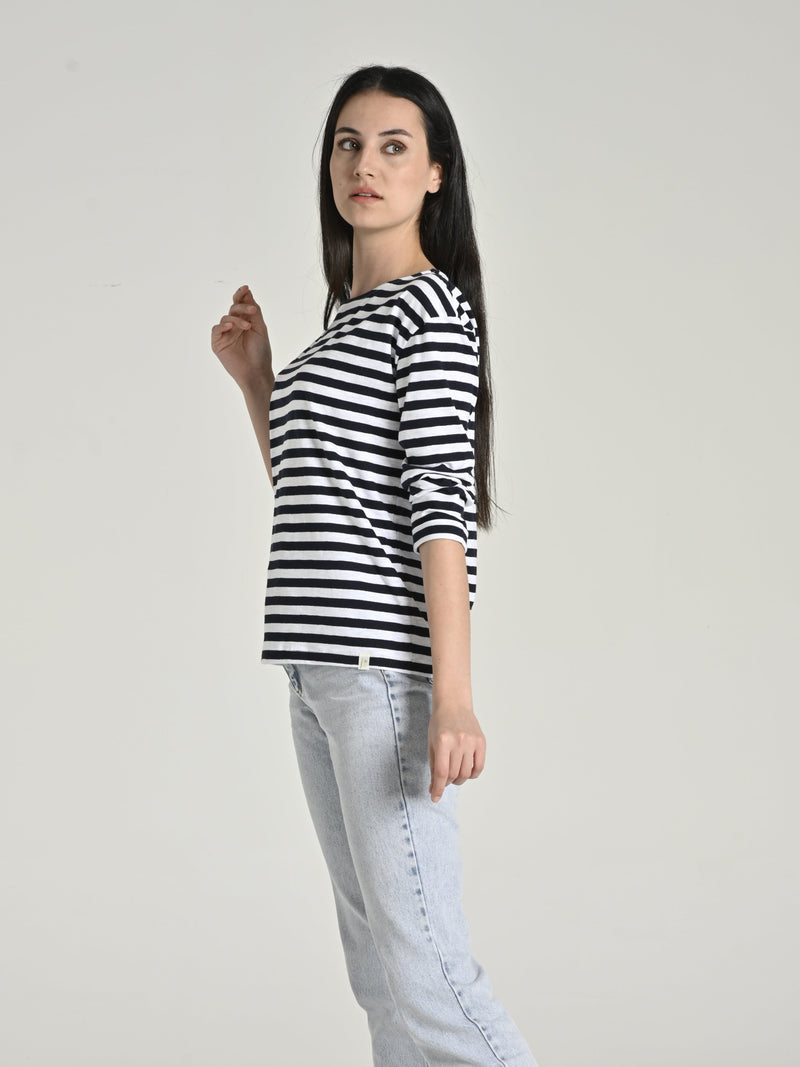 Cotton Three Quarter Sleeve Basic T-shirt SIA-10