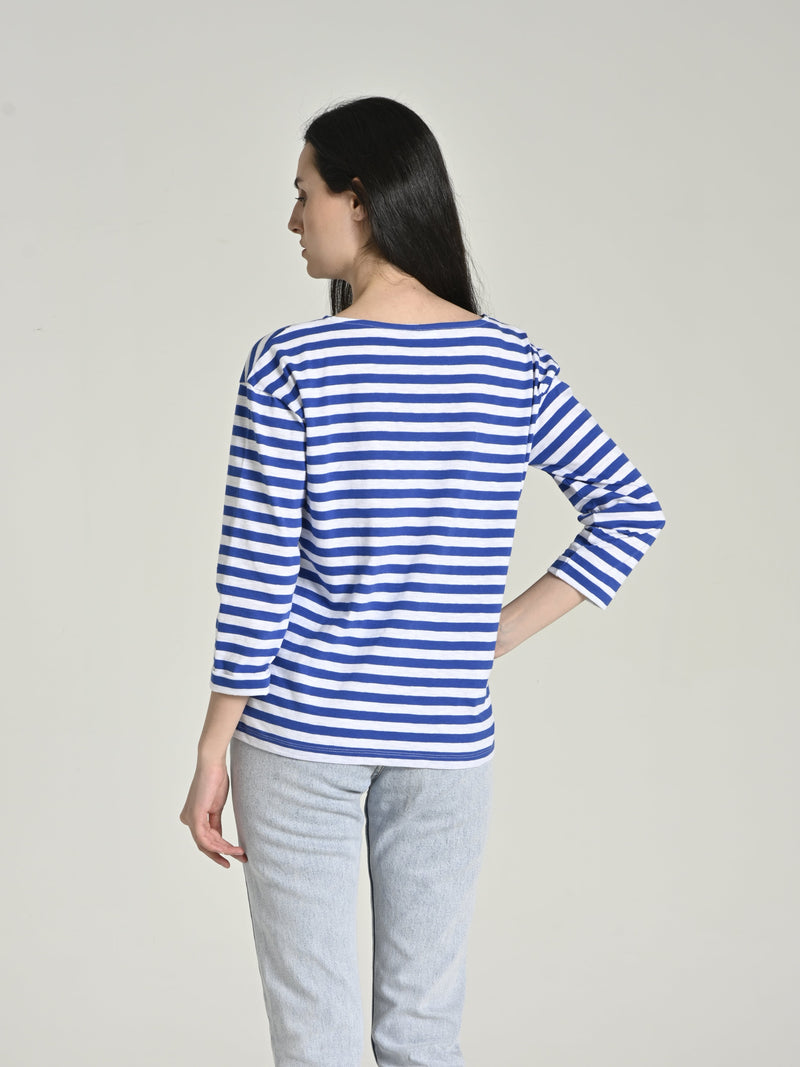 Cotton Three Quarter Sleeve Basic T-shirt SIA-10