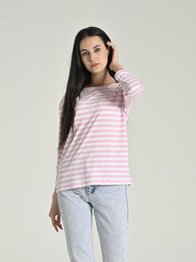 Cotton Three Quarter Sleeve Basic T-shirt SIA-10
