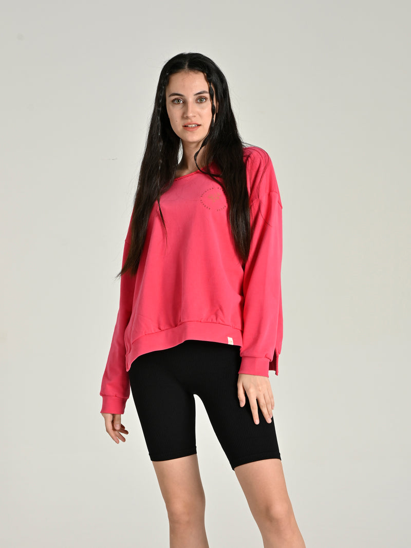 Organic Cotton Front Printed Sweatshirt SIA-13