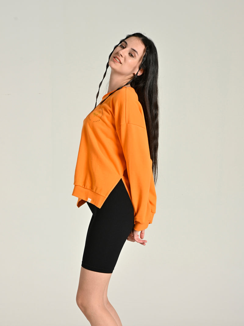 Organic Cotton Front Printed Sweatshirt SIA-13