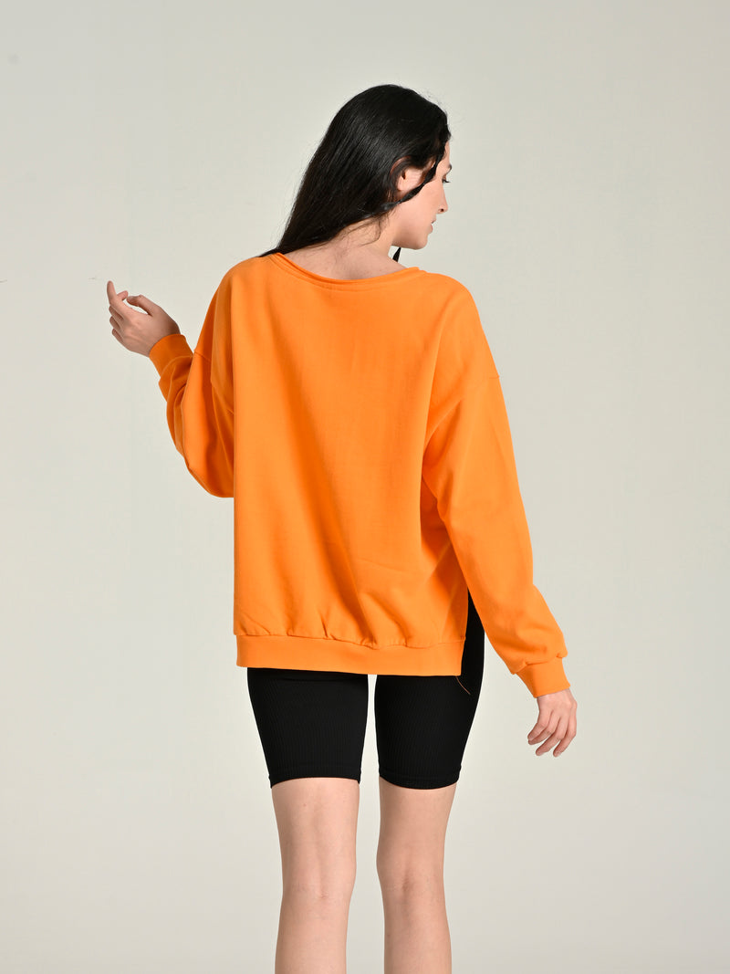 Organic Cotton Front Printed Sweatshirt SIA-13