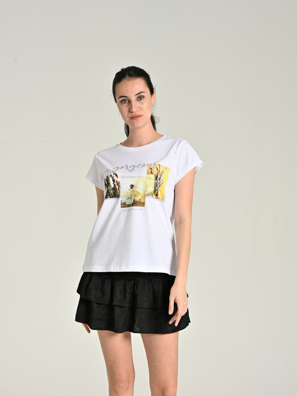 %100 Organic Cotton Basic T-shirt SIA-17