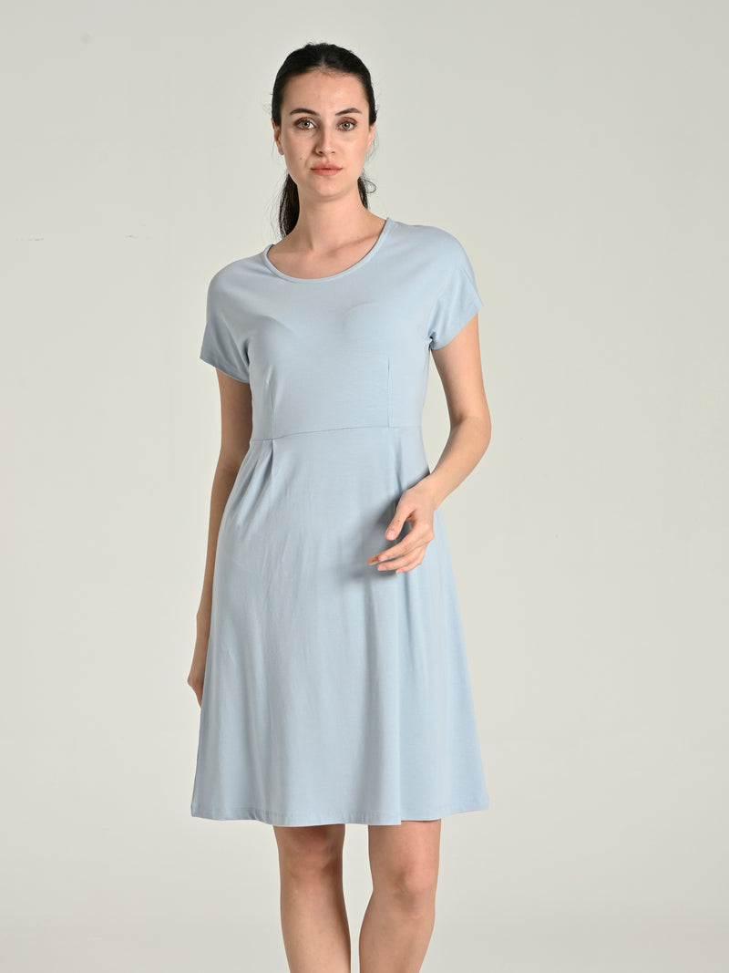 Bamboo Cotton Medium Height Dress SIA-19