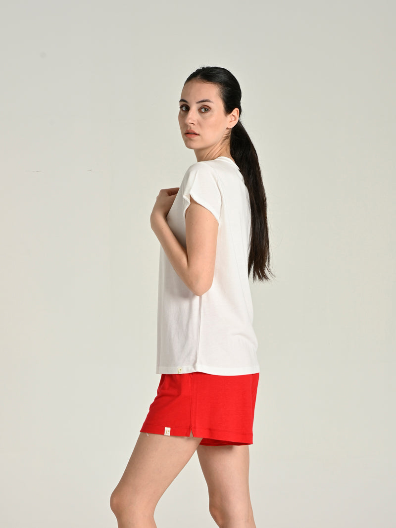 Cotton Modal Basic Short Sleeve T-shirt SIA-6