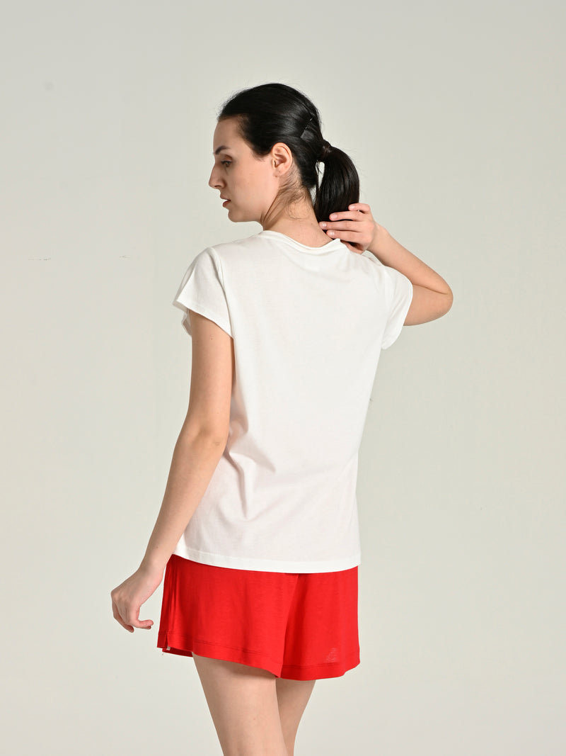 Cotton Modal Basic Short Sleeve T-shirt SIA-6