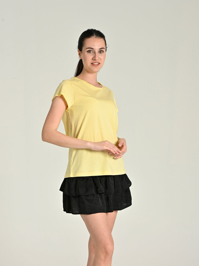 Cotton Modal Basic Short Sleeve T-shirt SIA-6