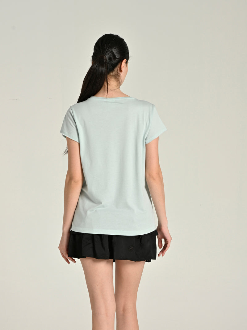 Cotton Modal Basic Short Sleeve T-shirt SIA-6